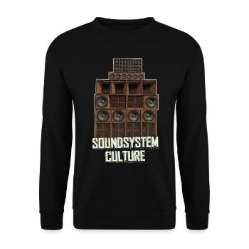 Culture Soundsystem - Sweat-shirt Unisexe - noir - Devant - Alina (178cm) & Michal (187cm)