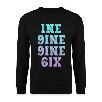 Vintage 1996 - Unisex Pullover - Schwarz - Vorne - Alina (178cm) & Michal (187cm)