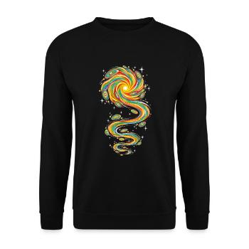 Avarta - Unisex Pullover - Schwarz - Vorne - Alina (178cm) & Michal (187cm)