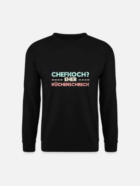 Chefkoch? Eher Küchenschreck - Unisex Pullover - Schwarz