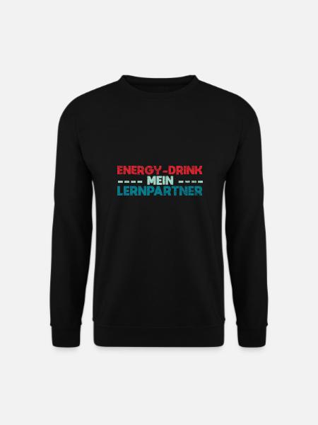 Energy-Drink: Mein Lernpartner - Unisex Pullover - Schwarz