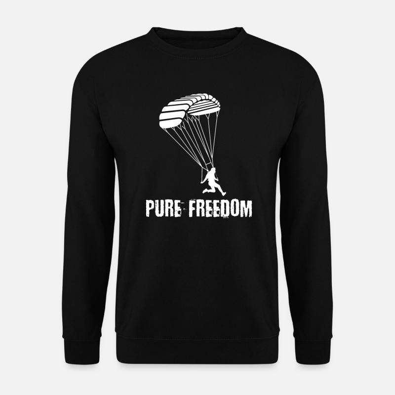 Liberté de parachutisme - Sweat-shirt Unisexe - noir