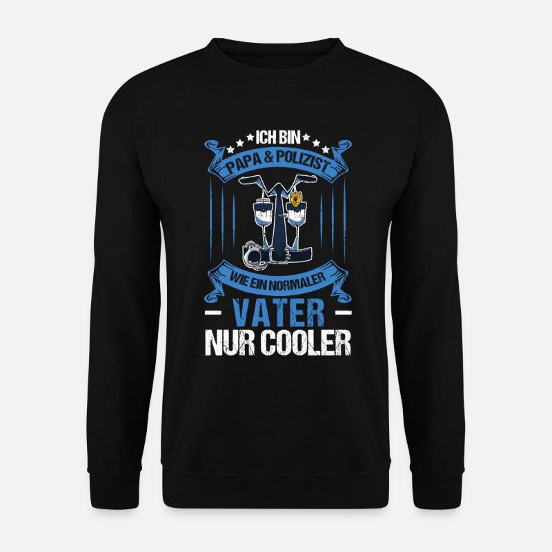 Polizist Polizei Kommissar - Unisex Pullover - Schwarz