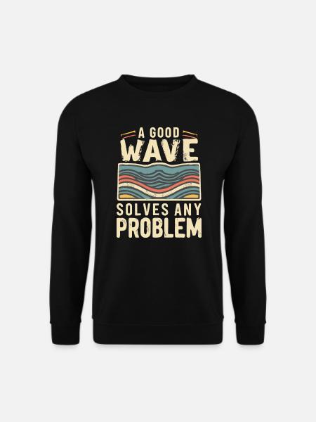 Surfing - Unisex Sweatshirt - black