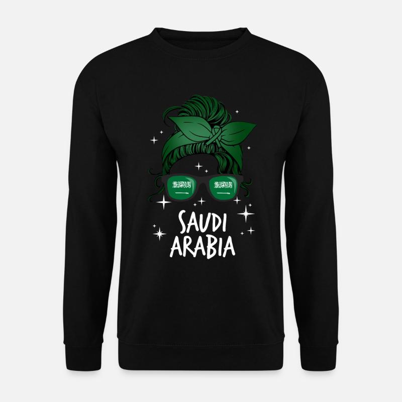Saudi-Arabien - Unisex Pullover - Schwarz