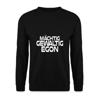 Benny Egon Olsen Coup DDR Ostalgie - Unisex Pullover - Schwarz - Vorne - Alina (178cm) & Michal (187cm)