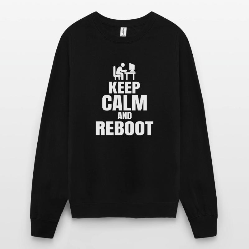 Admin Say Keep Calm Sys admin programmer Unisex Sweatshirt