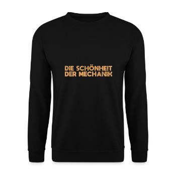 Die Schönheit Der Mechanik - Unisex Pullover - Schwarz - Vorne - Alina (178cm) & Michal (187cm)
