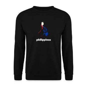 Philippinen philippines Urlaub - Unisex Pullover - Schwarz - Vorne - Alina (178cm) & Michal (187cm)