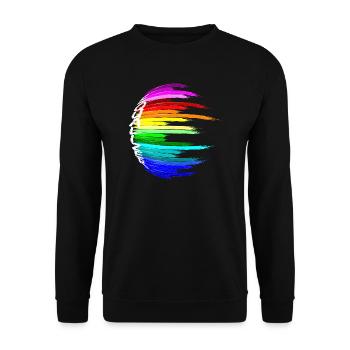 égaliseur hardstyle - Sweat-shirt Unisexe - noir - Devant - Alina (178cm) & Michal (187cm)