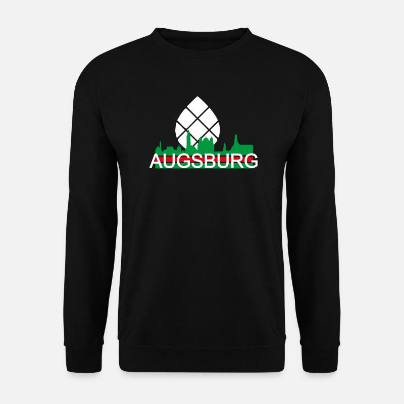Augsburg - skyline - Unisex Sweatshirt - black