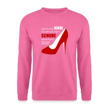 Der Schuh passt perfekt - Unisex Pullover - Pink - Vorne
