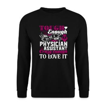 Physician Assistant To Be A Physician Assistant - Unisex Sweatshirt - black - Front - Alina (178cm) & Michal (187cm)