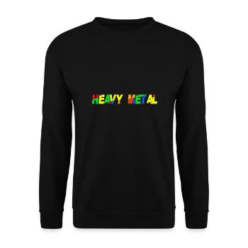 Heavy Metal - Unisex Pullover - Schwarz - Vorne - Alina (178cm) & Michal (187cm)