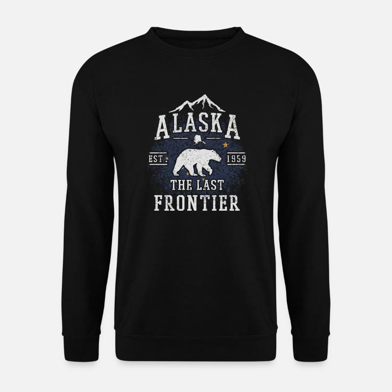 Alaska The Last Frontier - Unisex Sweatshirt - black