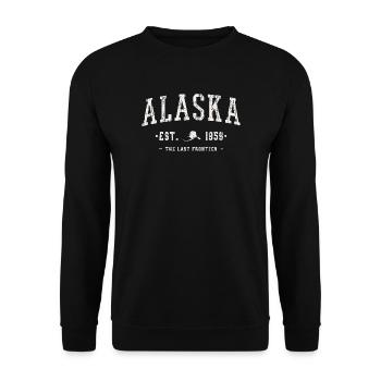 Alaska - Unisex Sweatshirt - black - Front - Alina (178cm) & Michal (187cm)
