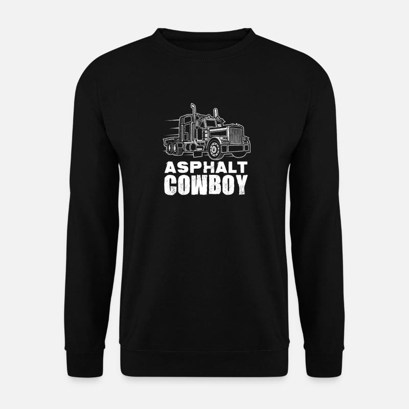 Asfalt cowboy - Unisex sweater - sort