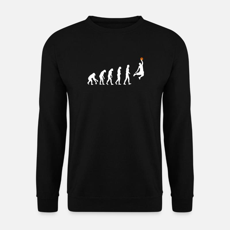 Basketball evolution - Unisex Sweatshirt - black