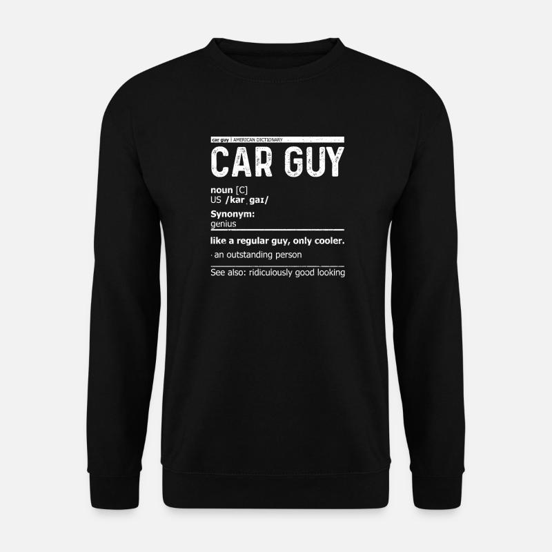 Car Guy Definition - Auto - Unisex Pullover - Schwarz