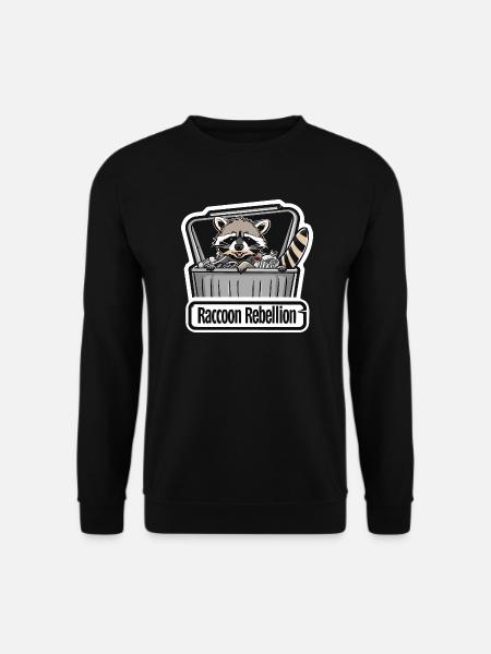 Raccoon Rebellion - Unisex Sweatshirt - black