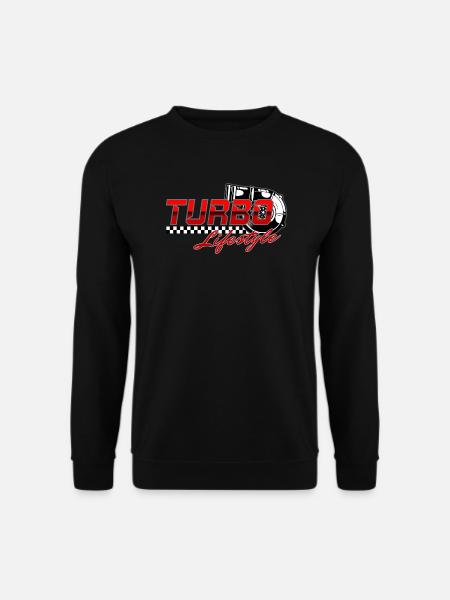 Power und Stil: Turbo Lifestyle Auto Tuning Street - Unisex Pullover - Schwarz