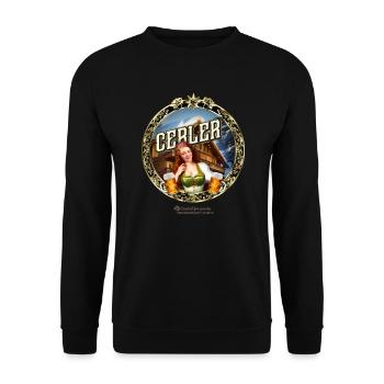 Cerler Spanien Skigebiet - Unisex Pullover - Schwarz - Vorne - Alina (178cm) & Michal (187cm)