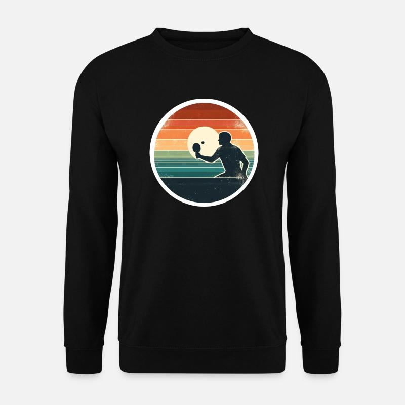 Tischtennis Tischtennisspieler - Unisex Pullover - Schwarz