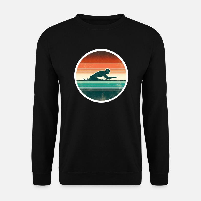 Schwimen - Unisex Pullover - Schwarz