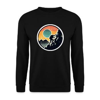 Alpinisme Alpinistes d’escalade - Sweat-shirt Unisexe - noir - Devant - Alina (178cm) & Michal (187cm)