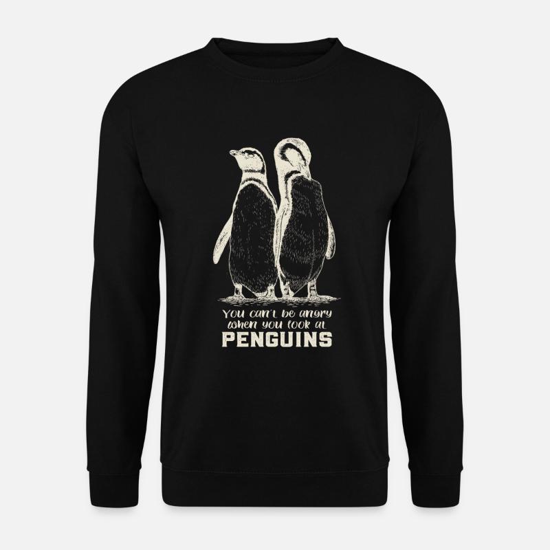 Penguins - Unisex Sweatshirt - black