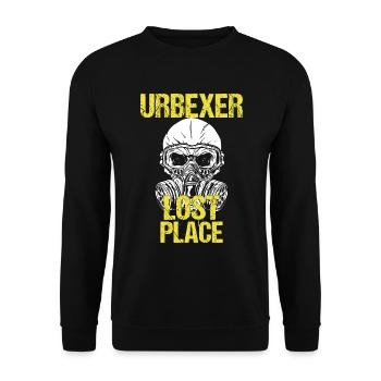 Don urbain Lost Place - Sweat-shirt Unisexe - noir - Devant - Alina (178cm) & Michal (187cm)