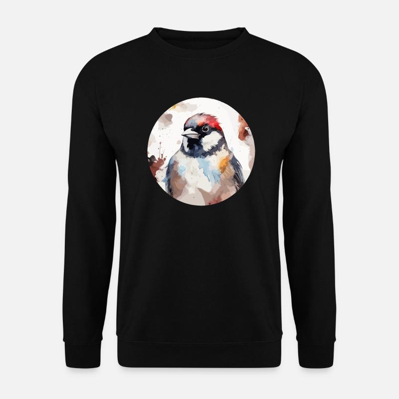 Haussperling - Unisex Pullover - Schwarz