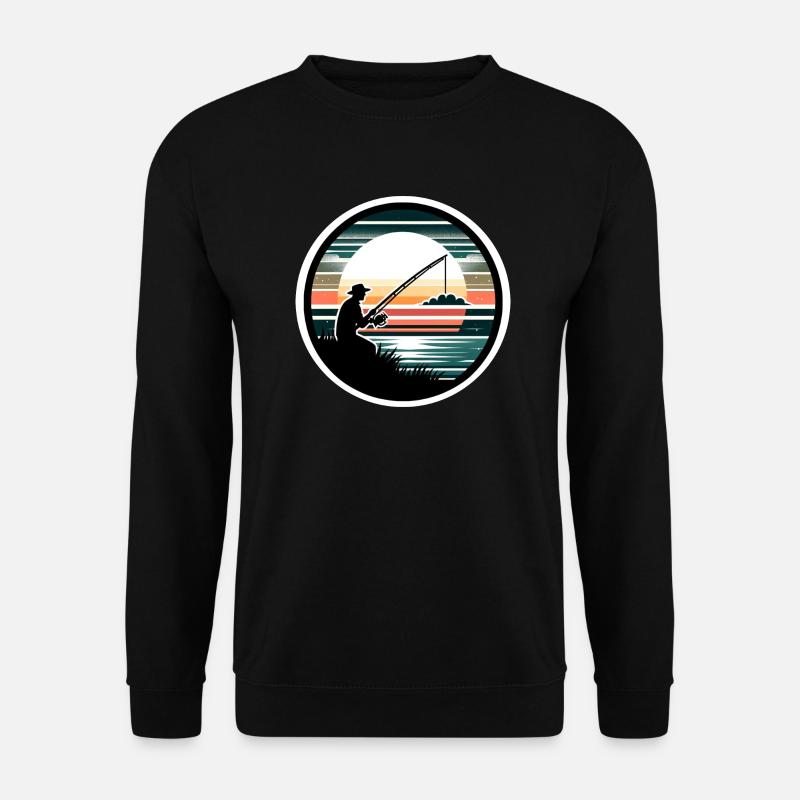Pêche - Sweat-shirt Unisexe - noir