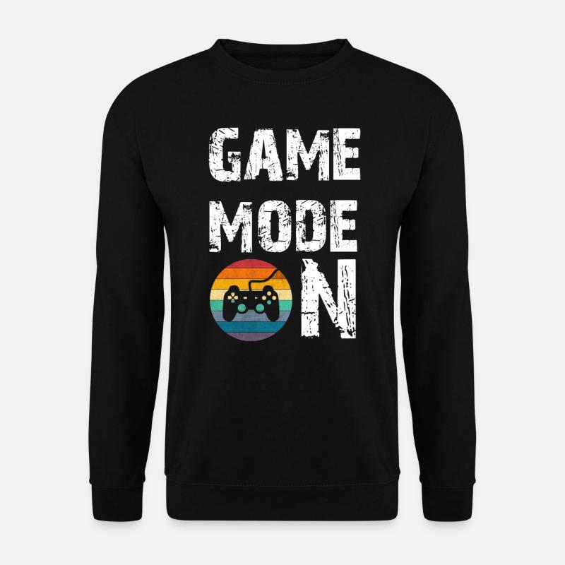 Mode jeu activé - Sweat-shirt Unisexe - noir