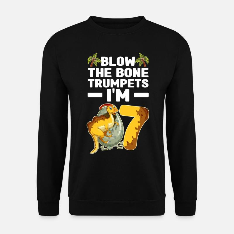 Dino - Unisex Pullover - Schwarz