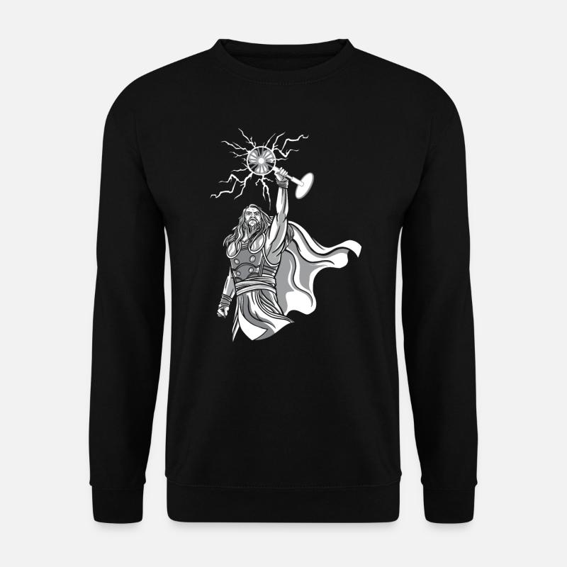 lustige Thor verarsche Ventilathor - Unisex Pullover - Schwarz