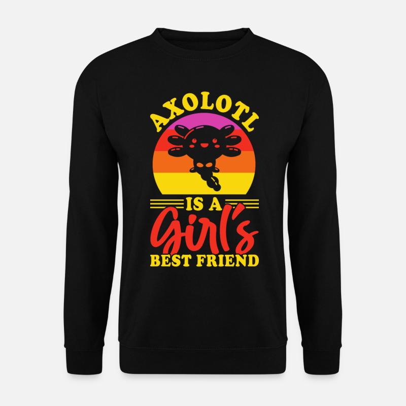 Axolotl - Unisex Sweatshirt - black