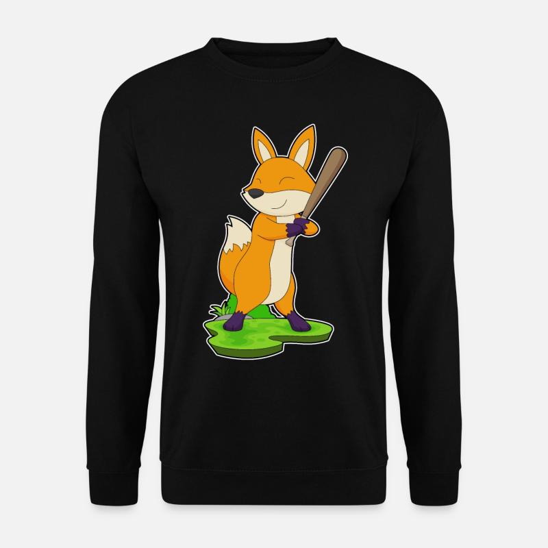 Batte de baseball Fox - Sweat-shirt Unisexe - noir