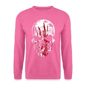 Horror Zombie Skull - Unisex Sweatshirt - pink - Front
