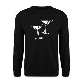 XSommerliche Grüße (White) - Unisex Pullover - Schwarz - Vorne - Alina (178cm) & Michal (187cm)