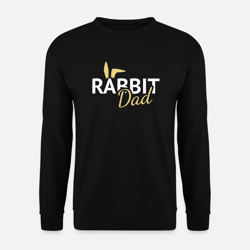 Rabbit Dad rabbit ears - Unisex Sweatshirt - black