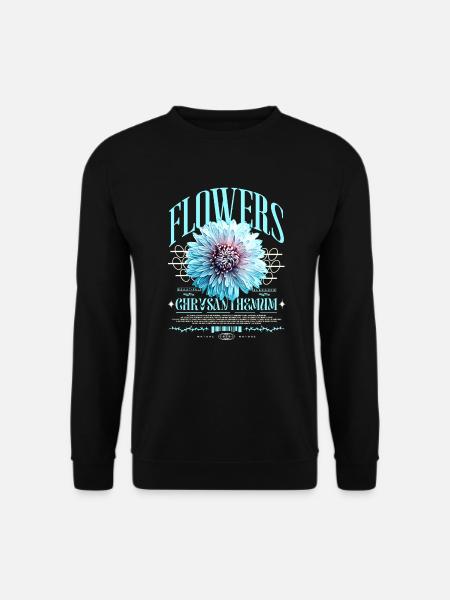 Chrysanthemum Chrysanthemums - Unisex Sweatshirt - black