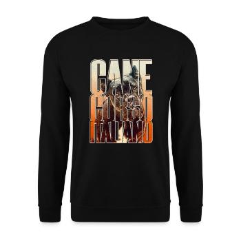 Cane Corso Italiano - Unisex Sweatshirt - black - Front - Alina (178cm) & Michal (187cm)