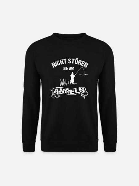 Angeln - Unisex Pullover - Schwarz