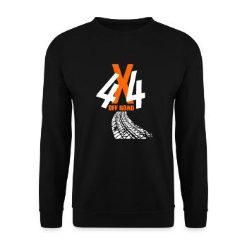 4x4 Offroad - Unisex Sweatshirt - black - Front - Alina (178cm) & Michal (187cm)