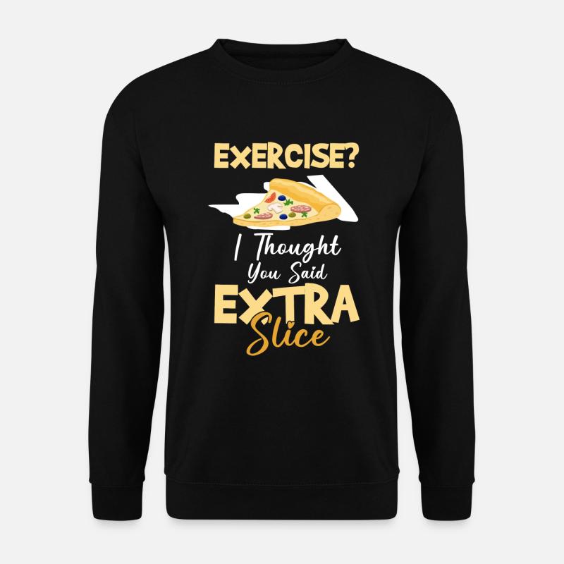Pizza Italian Cheese - Unisex Sweatshirt - black