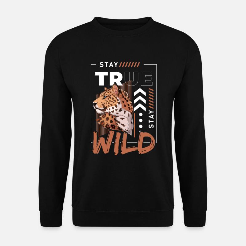 Afrika Großkatze - Unisex Pullover - Schwarz