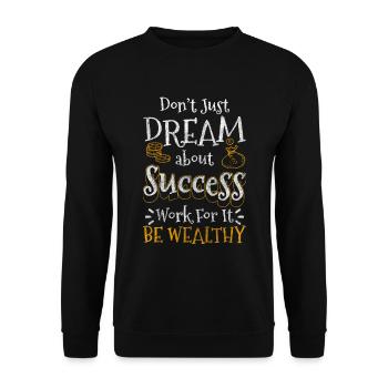 Reich Euro Kapitalismus - Unisex Pullover - Schwarz - Vorne - Alina (178cm) & Michal (187cm)
