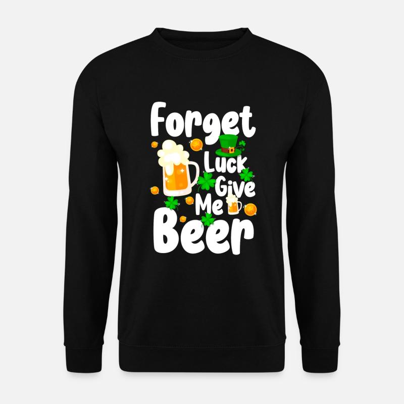 Irish Shamrock Leprechaun Celtic - Sweat-shirt Unisexe - noir