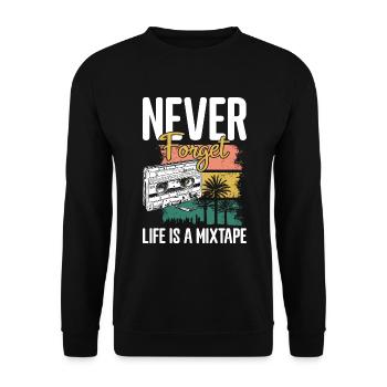 Légende de la musique Rock Voiture ancienne - Sweat-shirt Unisexe - noir - Devant - Alina (178cm) & Michal (187cm)